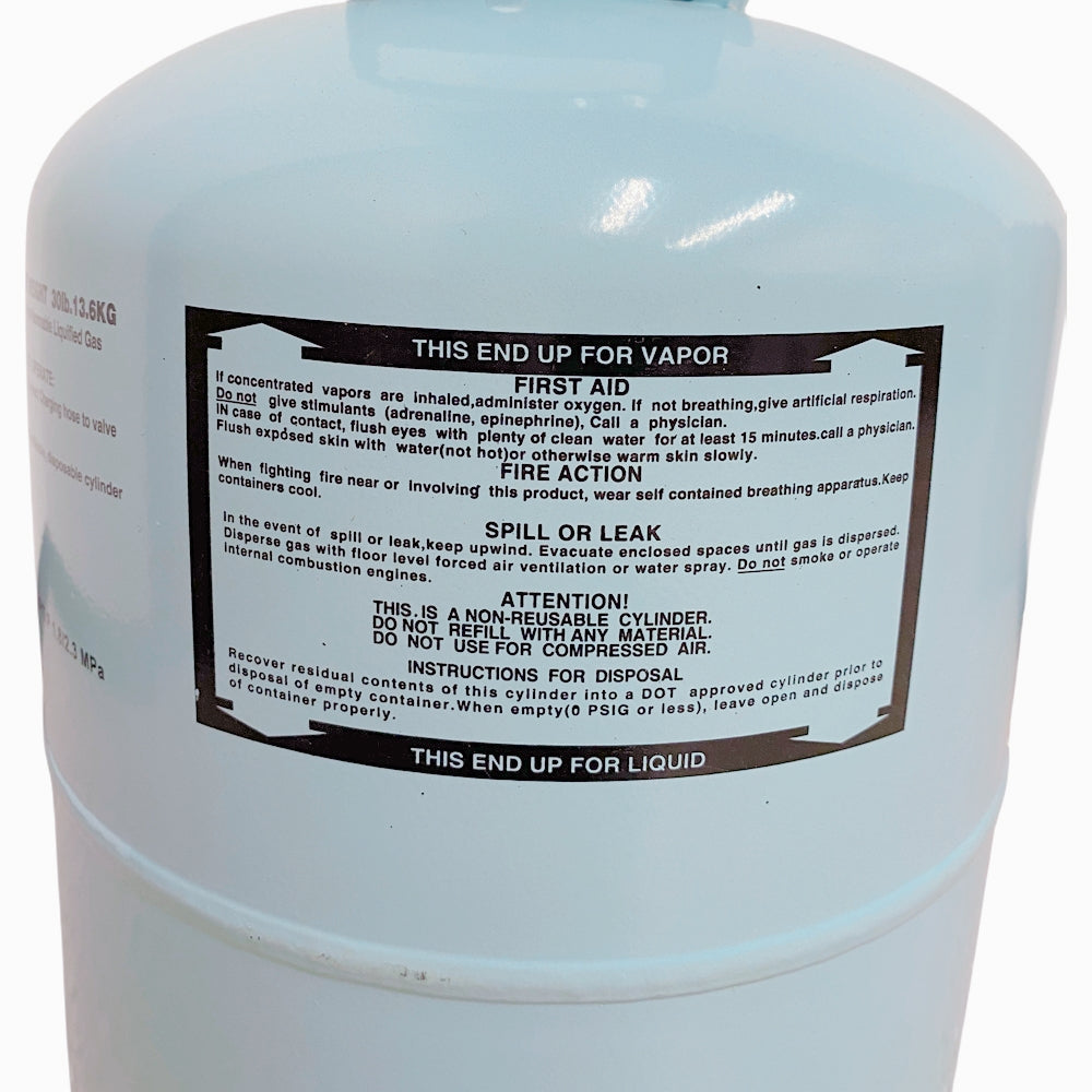 Refrigerant 134A Light Blue Cylinder 3