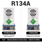 Refrigerant 134A Light Blue Cylinder 9