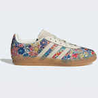 Adidas Gazelle x Liberty London Floral sneakers showcasing floral design.