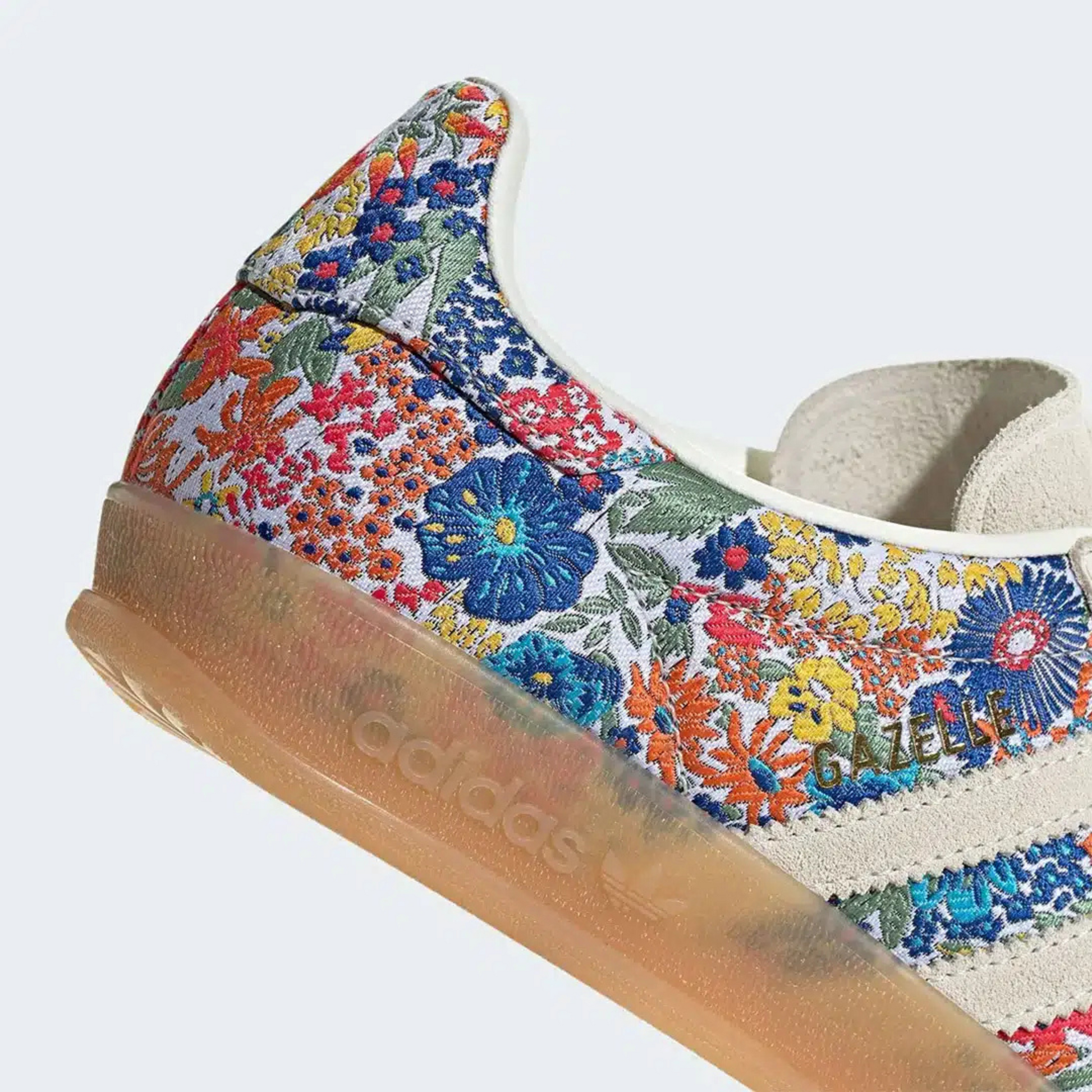 Adidas Gazelle x Liberty London Floral sneakers with intricate embroidery. 7