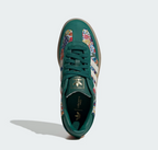 Adidas x Liberty London Samba Collection Green sneakers with floral design. 2