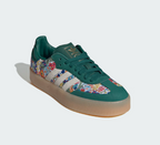 Adidas x Liberty London Samba Collection Green sneakers with floral design. 3