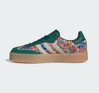 Adidas x Liberty London Samba Collection Green sneakers with floral design. 5
