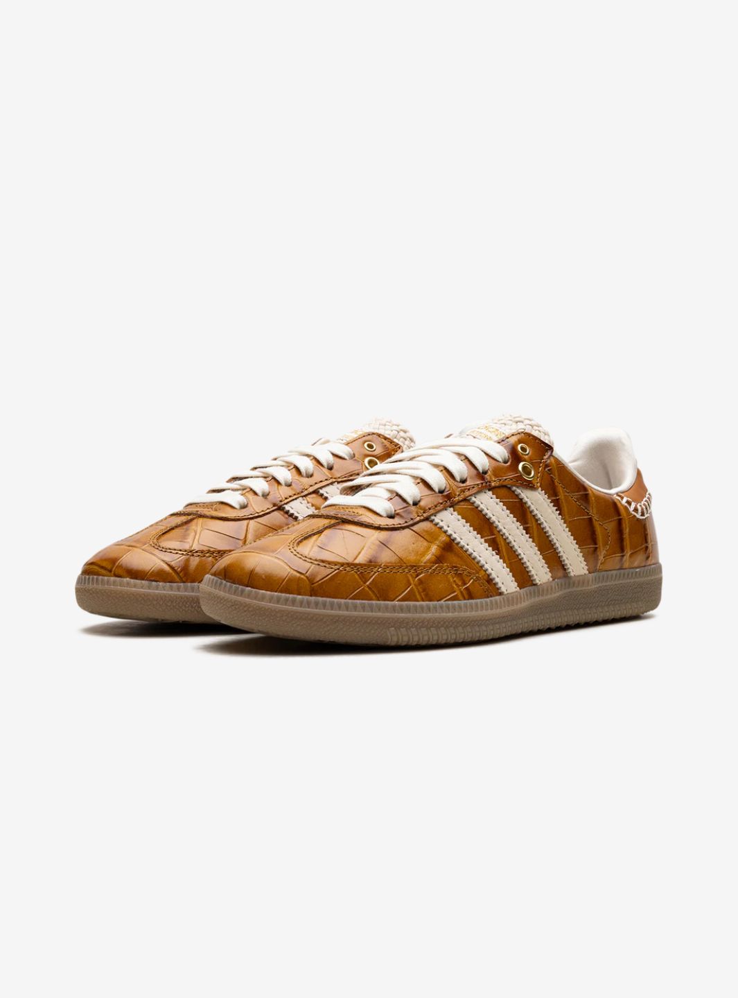 Adidas Samba Wales Bonner Crocodile Brown sneaker with luxurious design. 2