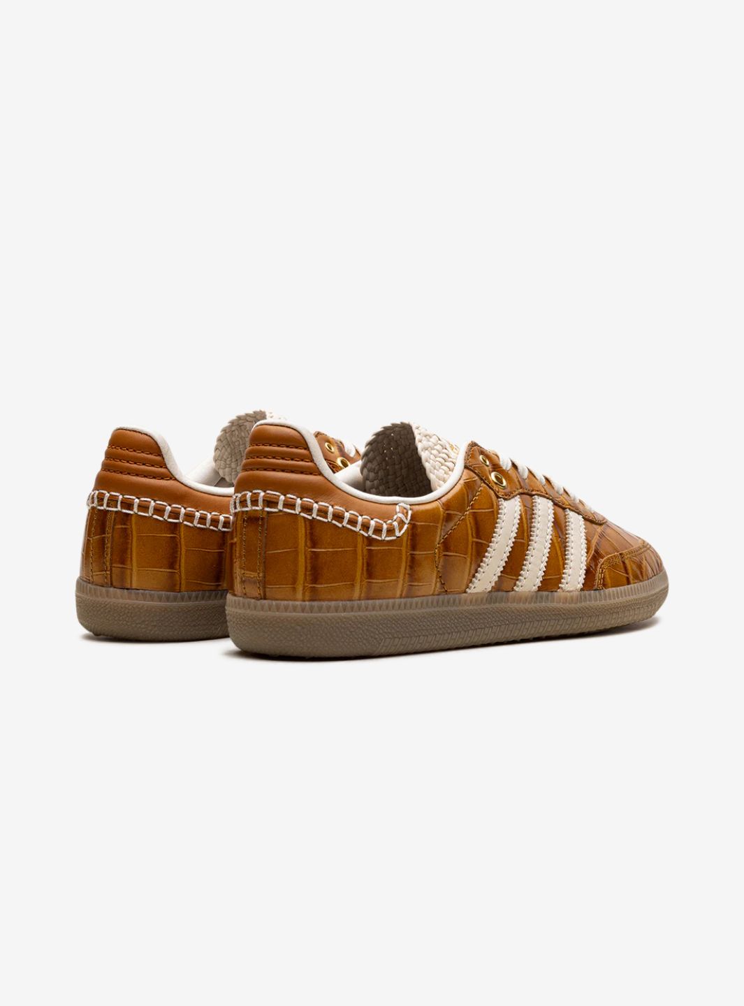 Adidas Samba Wales Bonner Crocodile Brown sneaker with luxurious design. 3