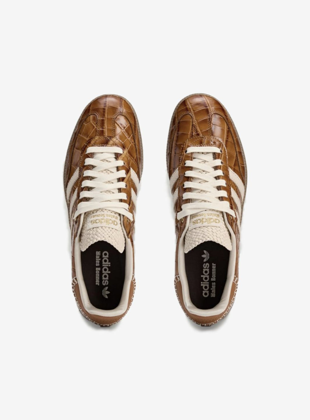 Adidas Samba Wales Bonner Crocodile Brown sneaker with luxurious design. 4