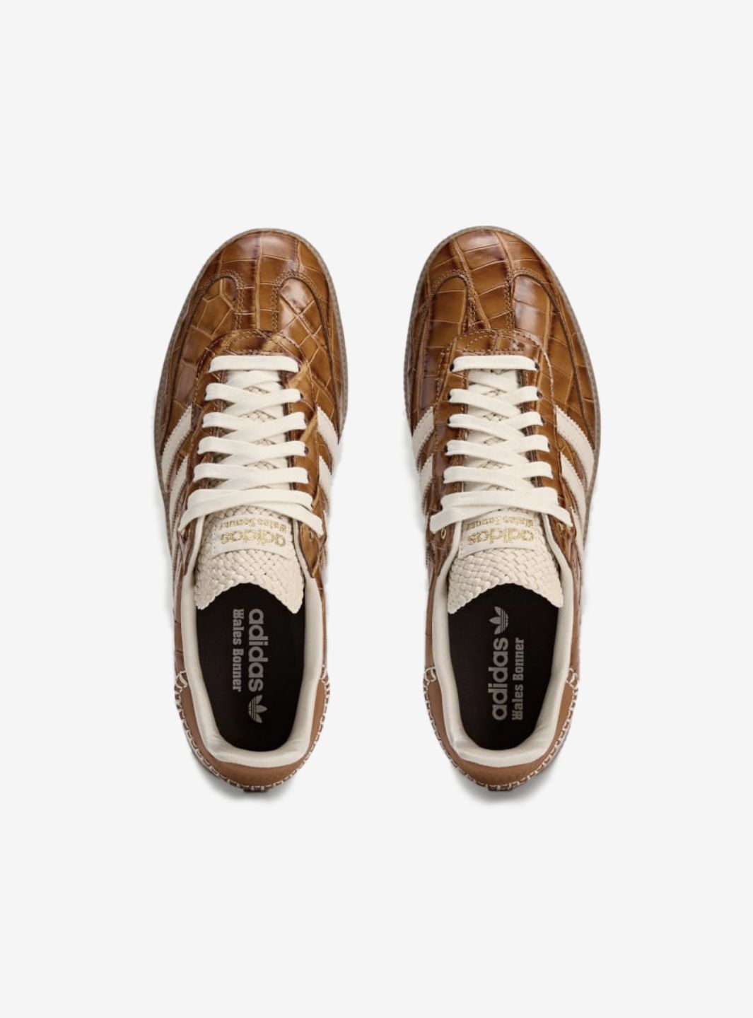 Adidas Samba Wales Bonner Crocodile Brown sneaker with luxurious design. 4