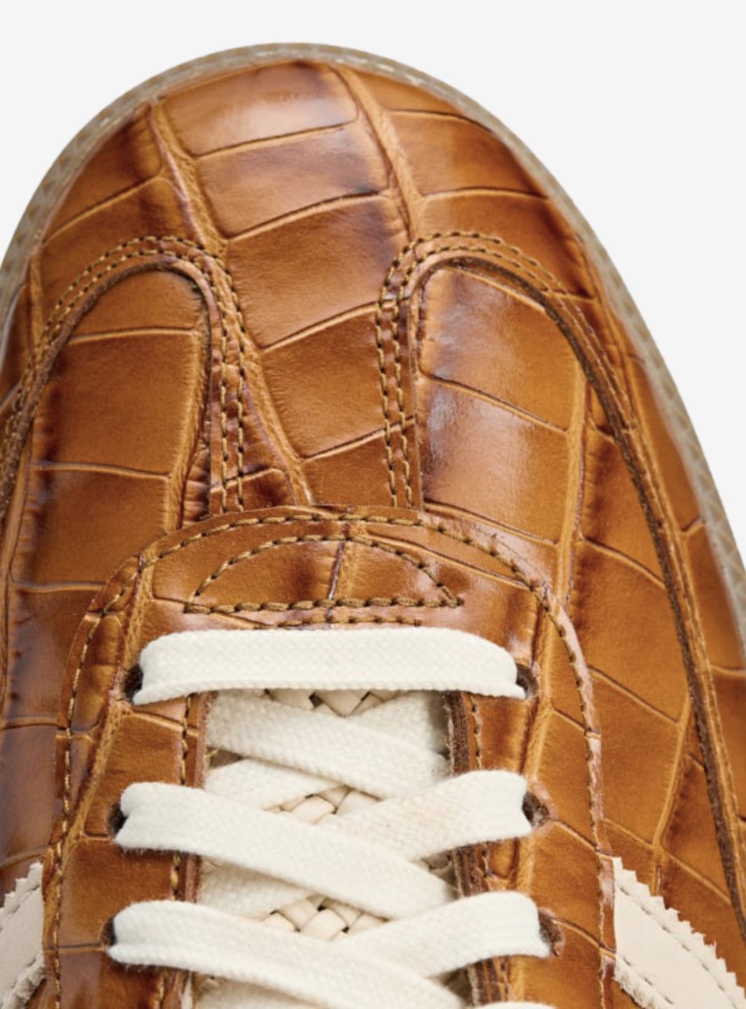 Adidas Samba Wales Bonner Crocodile Brown sneaker with luxurious design. 5