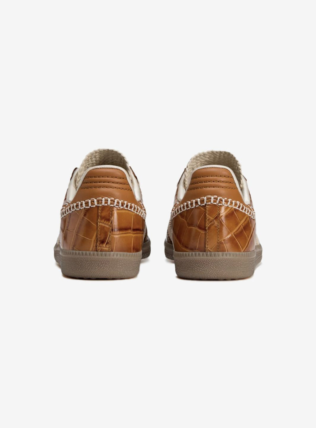 Adidas Samba Wales Bonner Crocodile Brown sneaker with luxurious design. 6