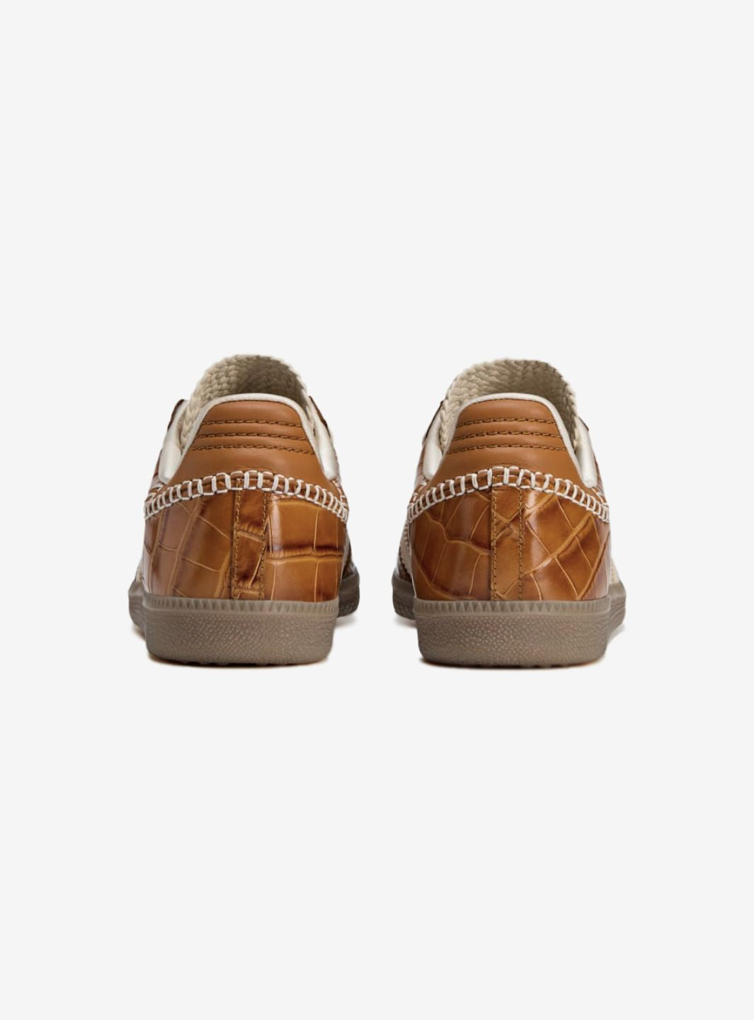 Adidas Samba Wales Bonner Crocodile Brown sneaker with luxurious design. 6