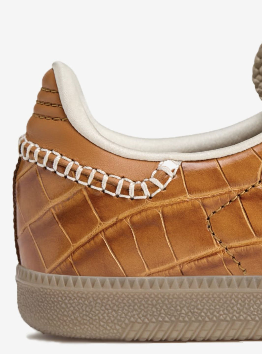 Adidas Samba Wales Bonner Crocodile Brown sneaker with luxurious design. 7