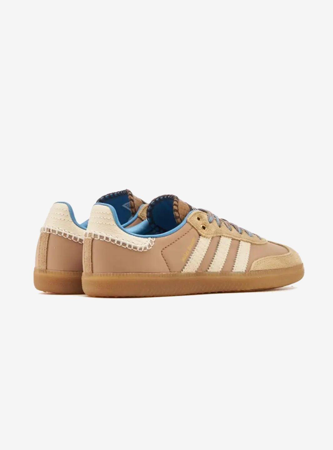 Adidas Samba Nylon Exclusive in Brown with Suede Panels 3