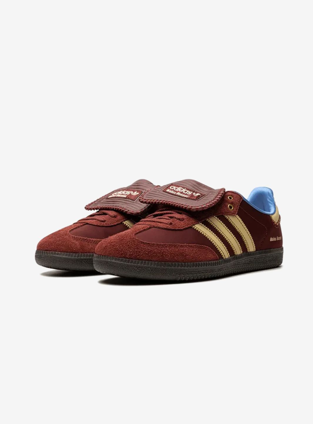 Adidas Samba Nylon Wales Bonner in Fox Brown with elegant design details. 2