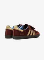 Adidas Samba Nylon Wales Bonner in Fox Brown with elegant design details. 3