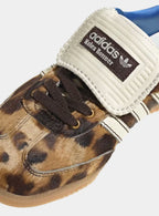 Adidas Samba Nylon Wales Bonner Luxurious sneaker in dark brown with leopard pattern 4