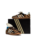 Adidas Samba Nylon Wales Bonner Luxurious sneaker in dark brown with leopard pattern 6