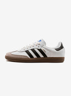 Adidas Samba OG Classic Sneakers in Cloud White and Core Black