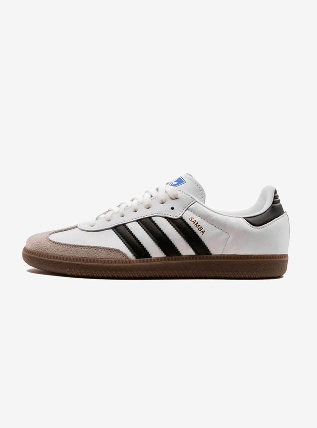 Adidas Samba OG Classic Sneakers in Cloud White and Core Black