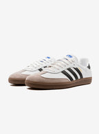 Adidas Samba OG Classic Sneakers in Cloud White and Core Black 2