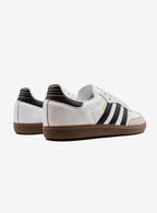 Adidas Samba OG Classic Sneakers in Cloud White and Core Black 3