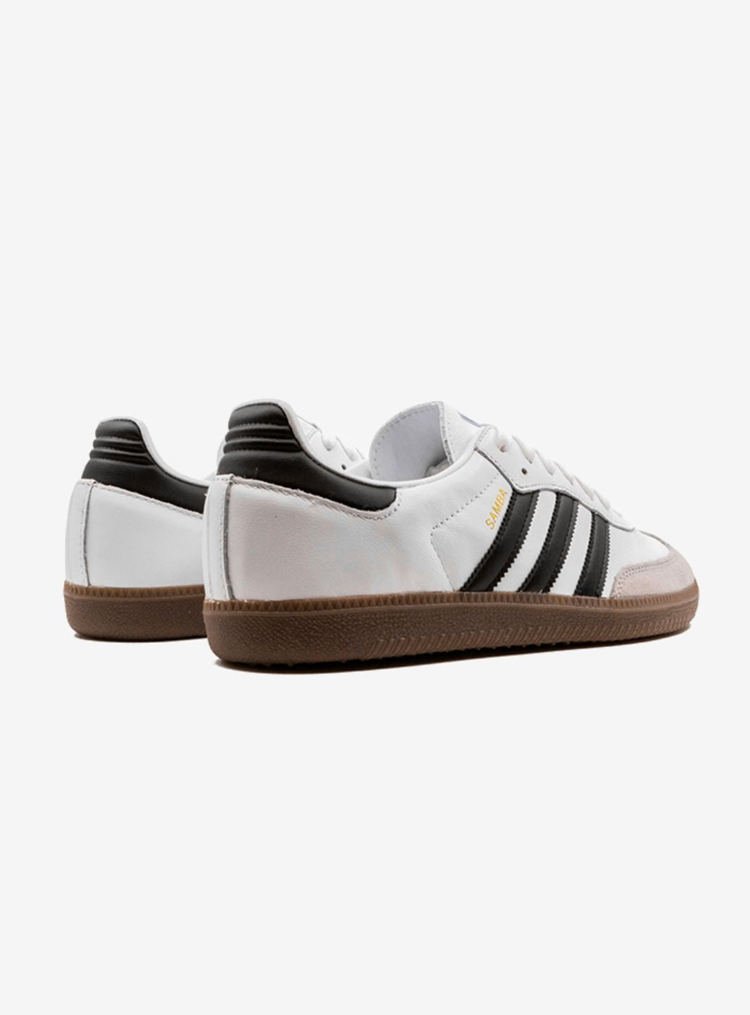 Adidas Samba OG Classic Sneakers in Cloud White and Core Black 3