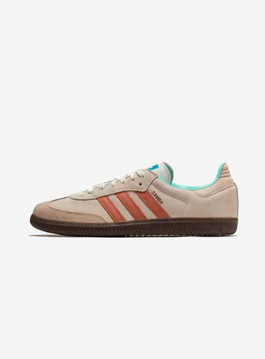 Adidas Samba OG Clay Strata Sporty sneakers in brown suede.