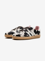 Adidas Samba OG Cow Print sneaker with luxurious pony hair upper and stylish accents. 2