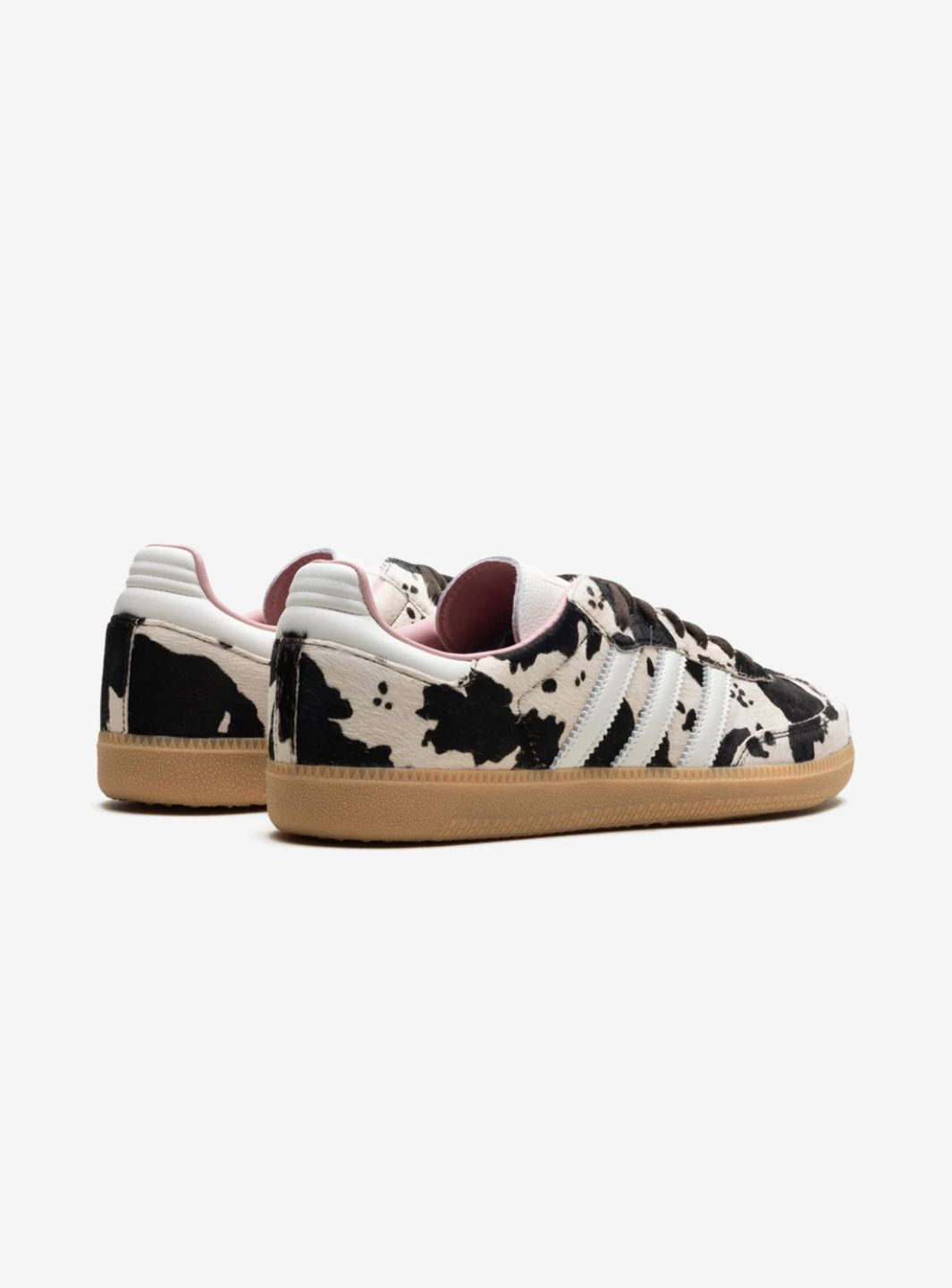 Adidas Samba OG Cow Print sneaker with luxurious pony hair upper and stylish accents. 3