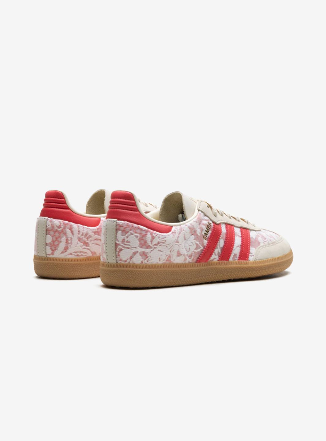 Adidas Samba OG Liberty London Floral sneaker in powder pink with floral design. 3
