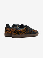 Adidas Samba OG Stylish Leopard Print sneakers with faux fur and leopard pattern. 3