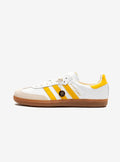 Adidas Samba Sporty Elegant Sneakers in Cloud White and Bold Gold