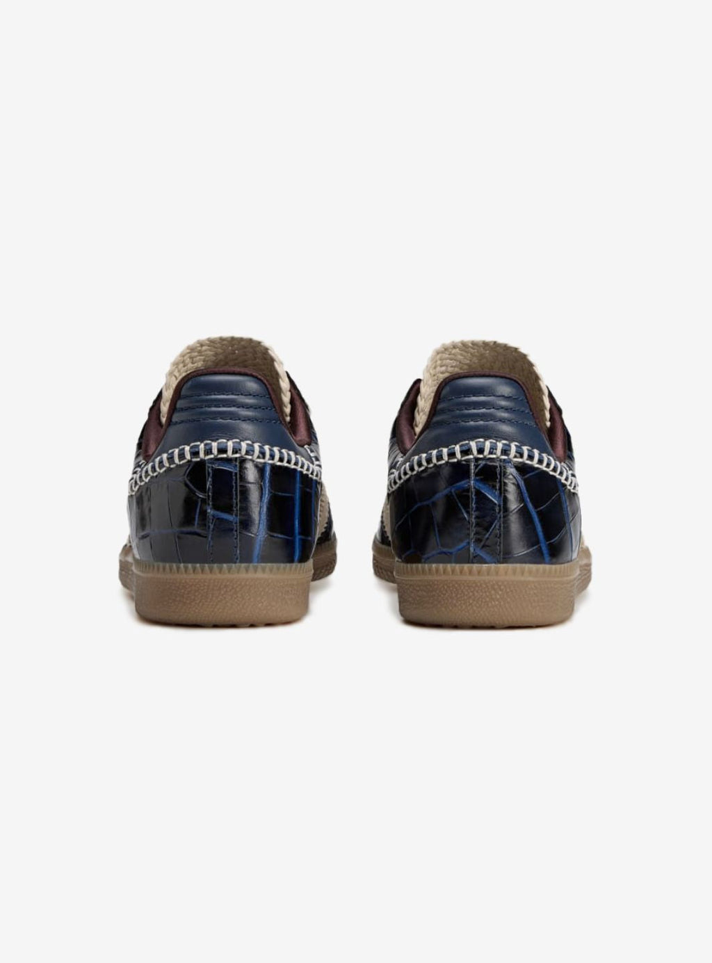 Adidas Samba Wales Bonner Exclusive Navy Croc Sneakers 6