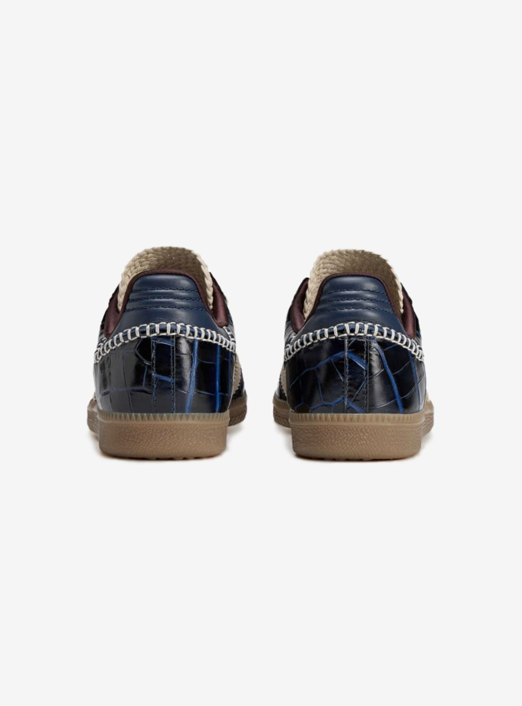 Adidas Samba Wales Bonner Exclusive Navy Croc Sneakers 6