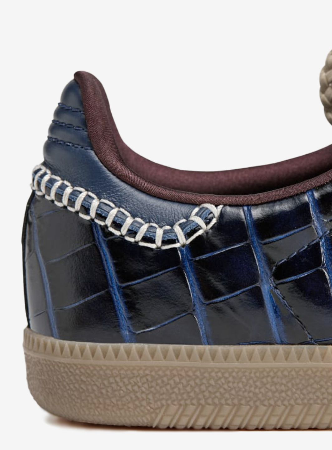 Adidas Samba Wales Bonner Exclusive Navy Croc Sneakers 7