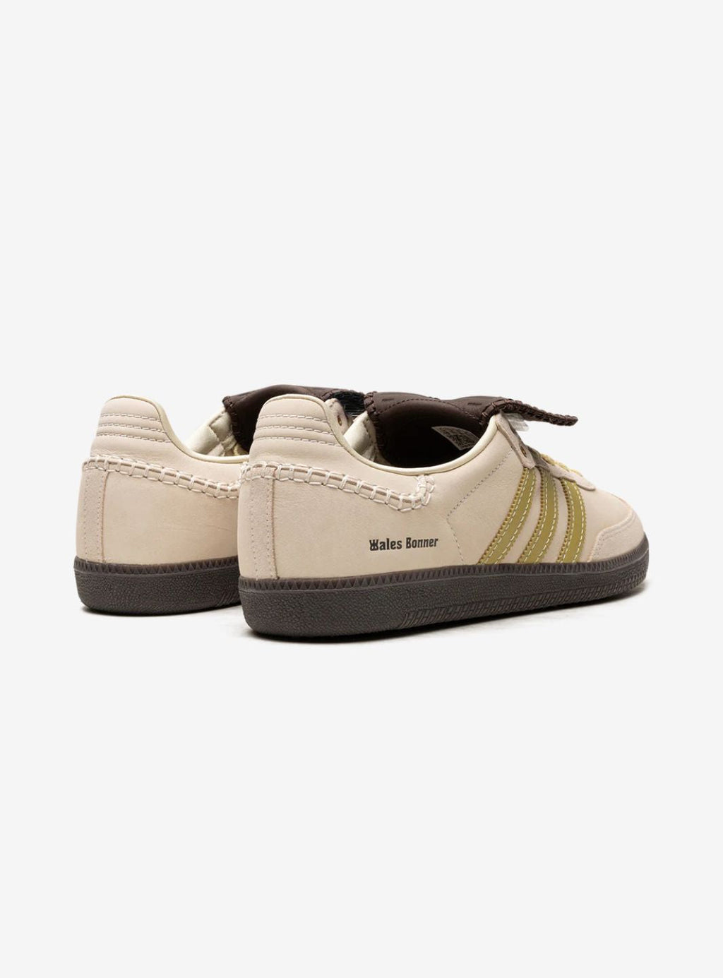 Adidas Samba Wales Bonner Ecrtin Brown sneaker with unique design and luxurious materials. 3