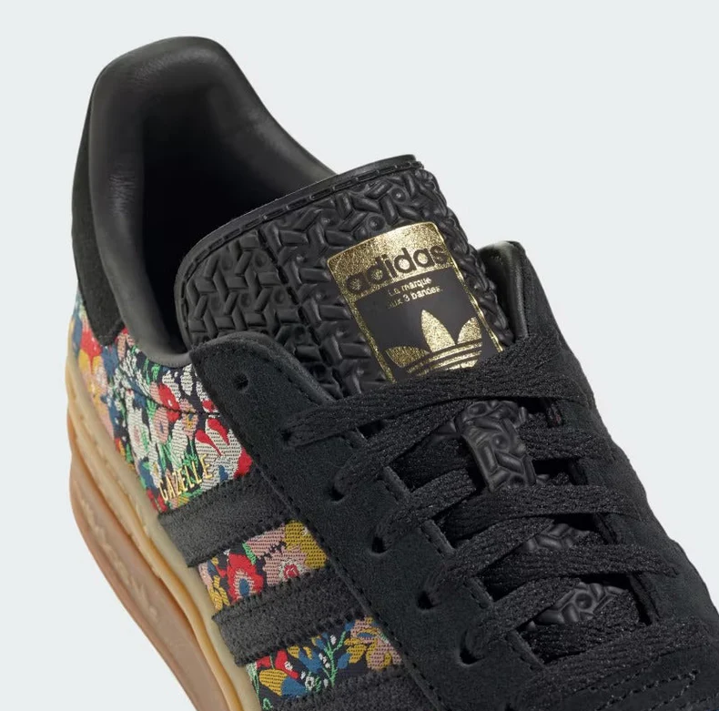 Adidas x Liberty London Sambae Elegant Sneakers in Collegiate Black 2