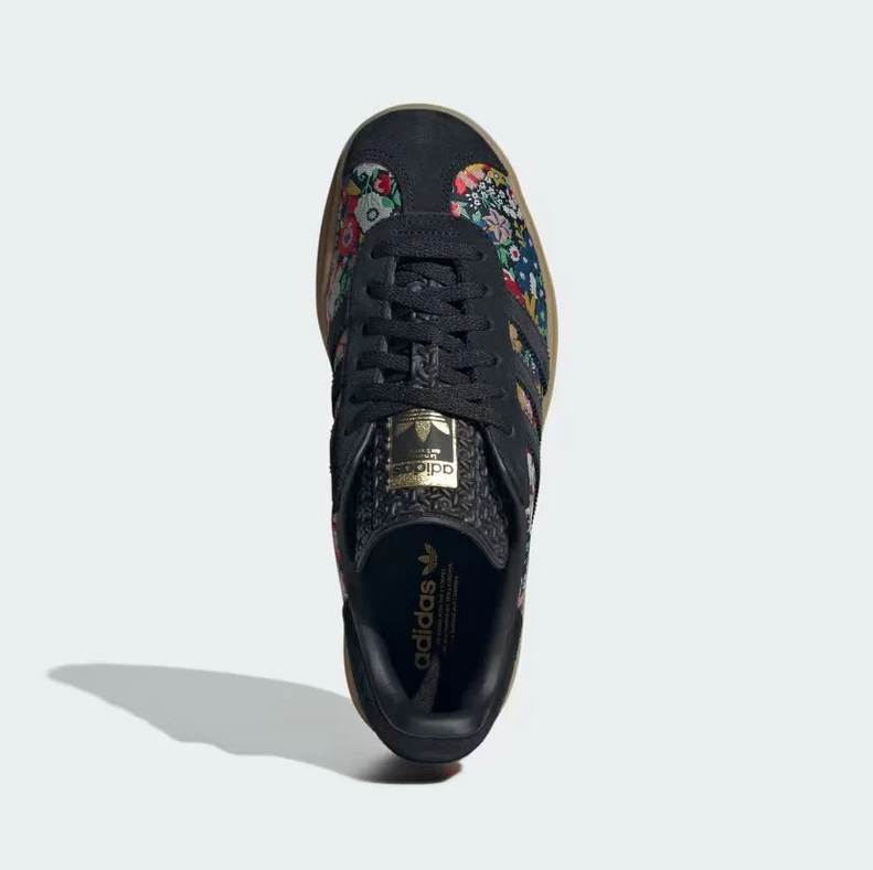 Adidas x Liberty London Sambae Elegant Sneakers in Collegiate Black 3