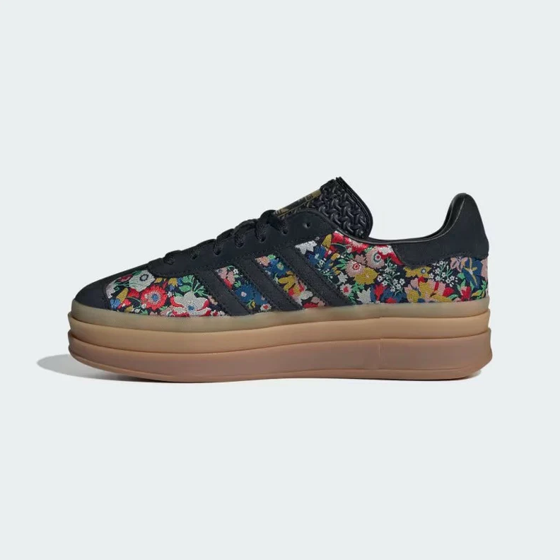 Adidas x Liberty London Sambae Elegant Sneakers in Collegiate Black 4