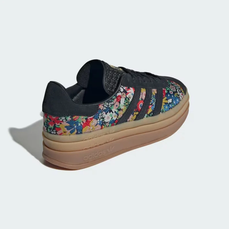 Adidas x Liberty London Sambae Elegant Sneakers in Collegiate Black 6