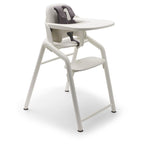Adjustable High Chair in White for Infants and Toddlers