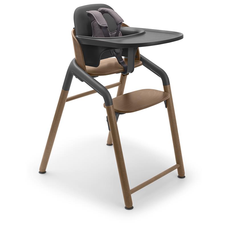 Adjustable High Chair with Tray and Safety Harness