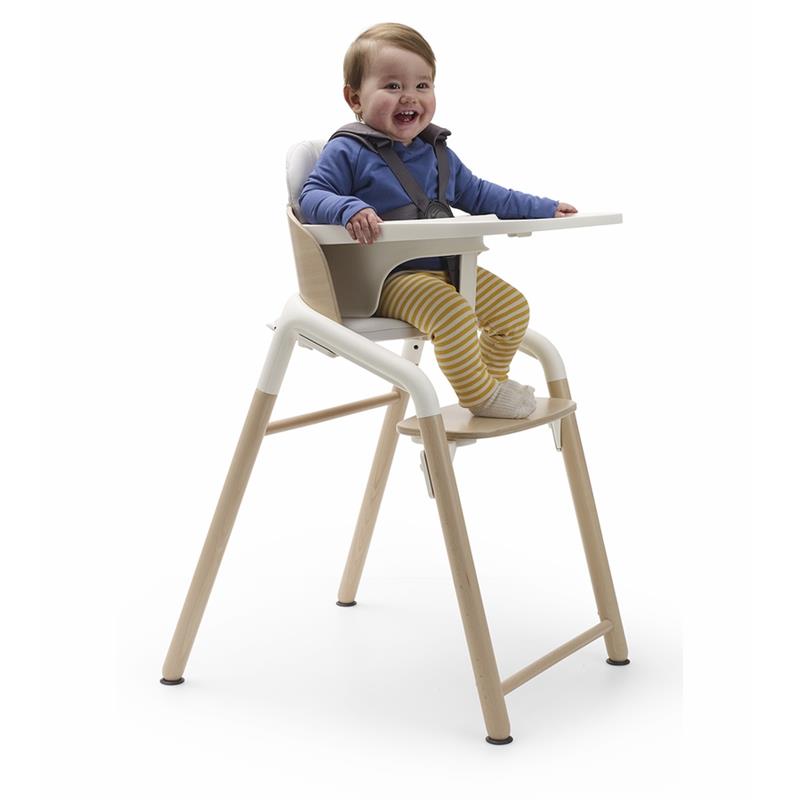 Adjustable High Chair with Tray and Safety Harness 6