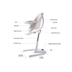 Adjustable High Chair Black 6