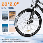 Affordable electric bicycle in black color, perfect for urban commuting. 4
