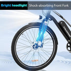 Affordable electric bicycle in black color, perfect for urban commuting. 5