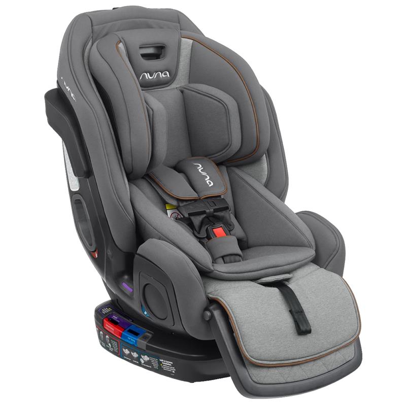 Convertible Car Seat in Gray with Adjustable Leg Rest