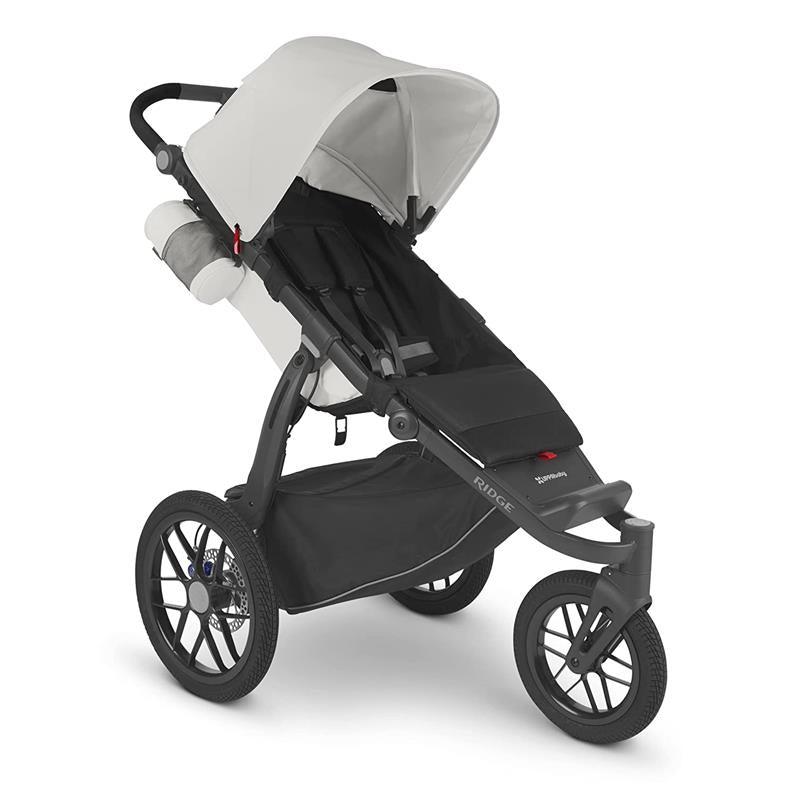 Jogging Stroller with Responsive Suspension in White 14