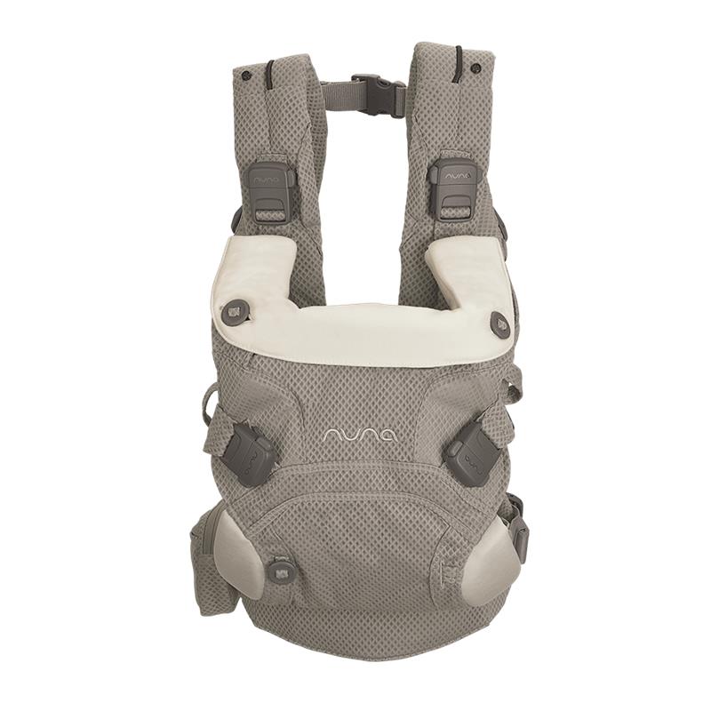 Baby Carrier with Breathable Mesh and Adjustable Straps in Gray