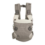 Baby Carrier with Breathable Mesh and Adjustable Straps in Gray