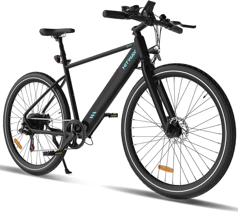 Best Electric Mountain Bike in Black, White, and Sky Blue colors. 8